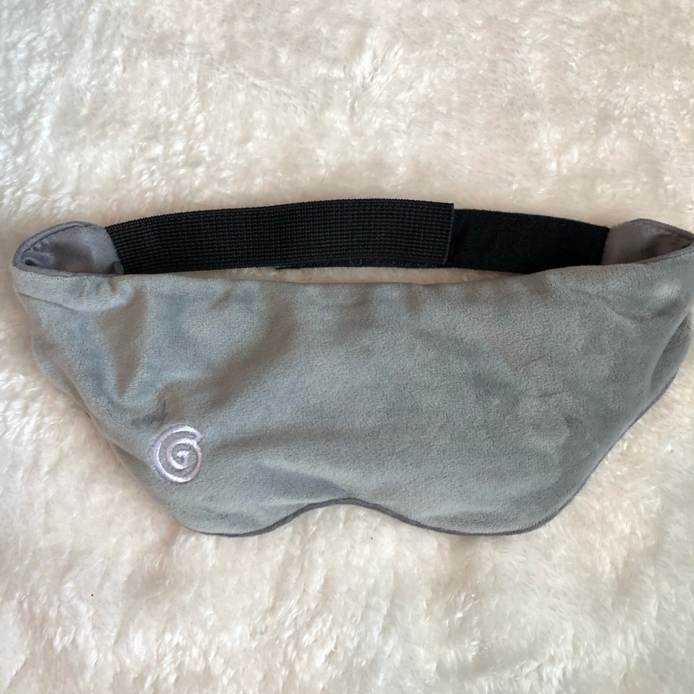 Gravity weighed sleep mask